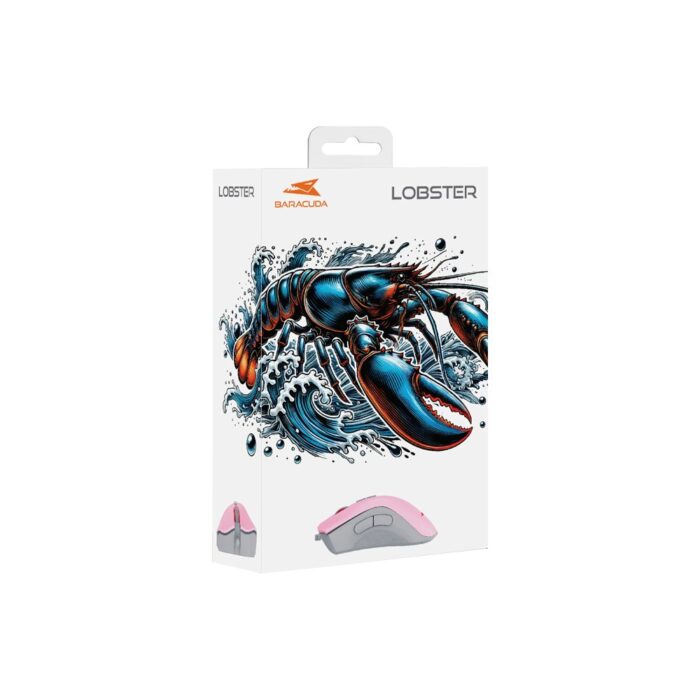 Baracuda LOBSTER RGB | Bekabelde Gaming Muis | USB-A | 6400 DPI | Roze - 5 Baracuda LOBSTER RGB | Bekabelde Gaming Muis | USB-A | 6400 DPI | Roze - 5