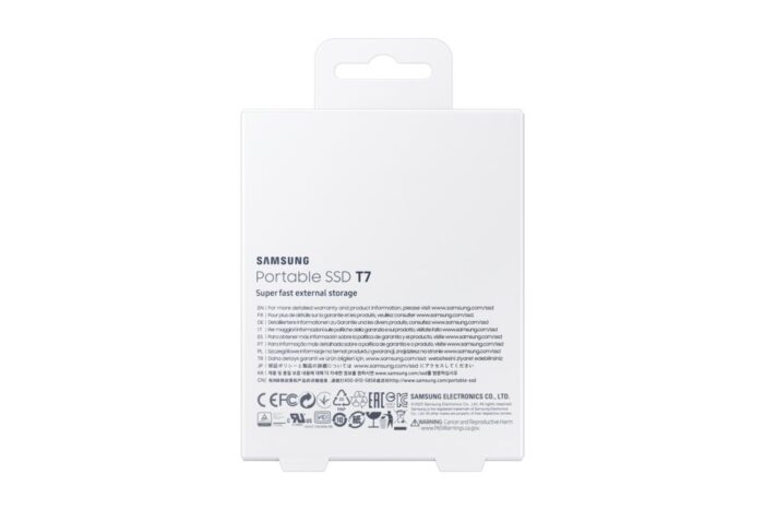 Samsung T7 | Externe SSD | 2TB | USB 3.2 Gen2 | 1.050MB/s Lezen | 1.000MB/s Schrijven | Blauw - 8 Samsung T7 | Externe SSD | 2TB | USB 3.2 Gen2 | 1.050MB/s Lezen | 1.000MB/s Schrijven | Blauw - 8