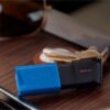 Kingston DataTraveler Exodia M | 64GB USB-A 3.2 Flash Drive | Zwart/Blauw - 3
