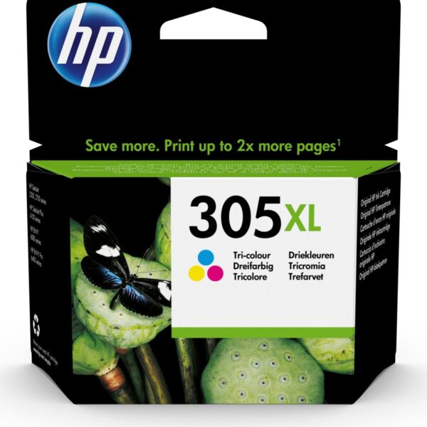HP 305XL | Originele High-Capacity Drie-Kleuren Inktcartridge