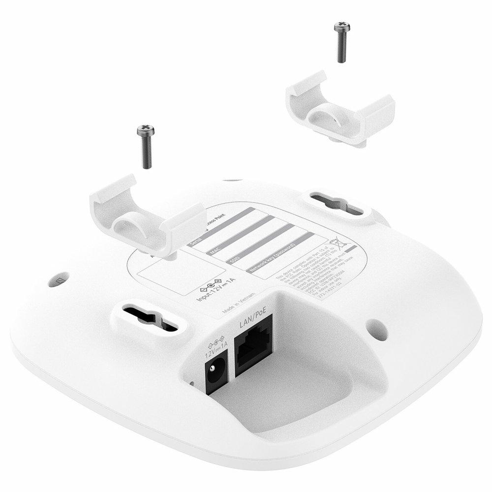 Netgear WAX210 | WiFi 6 Access Point (AX1800) | 1800 Mbit/s | PoE (802.3at) | Inclusief Montagebeugel - 1 Netgear WAX210 | WiFi 6 Access Point (AX1800) | 1800 Mbit/s | PoE (802.3at) | Inclusief Montagebeugel - 1