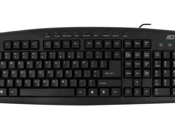 ACT AC5400 | Toetsenbord | USB | QWERTY US | Zwart