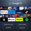 TCL 75C69B 75" | Ultra HD 4K QLED Smart TV | Google TV + Wifi | Dolby Vision | Quantum Dot voor Realistische Kleuren | 60Hz - 6