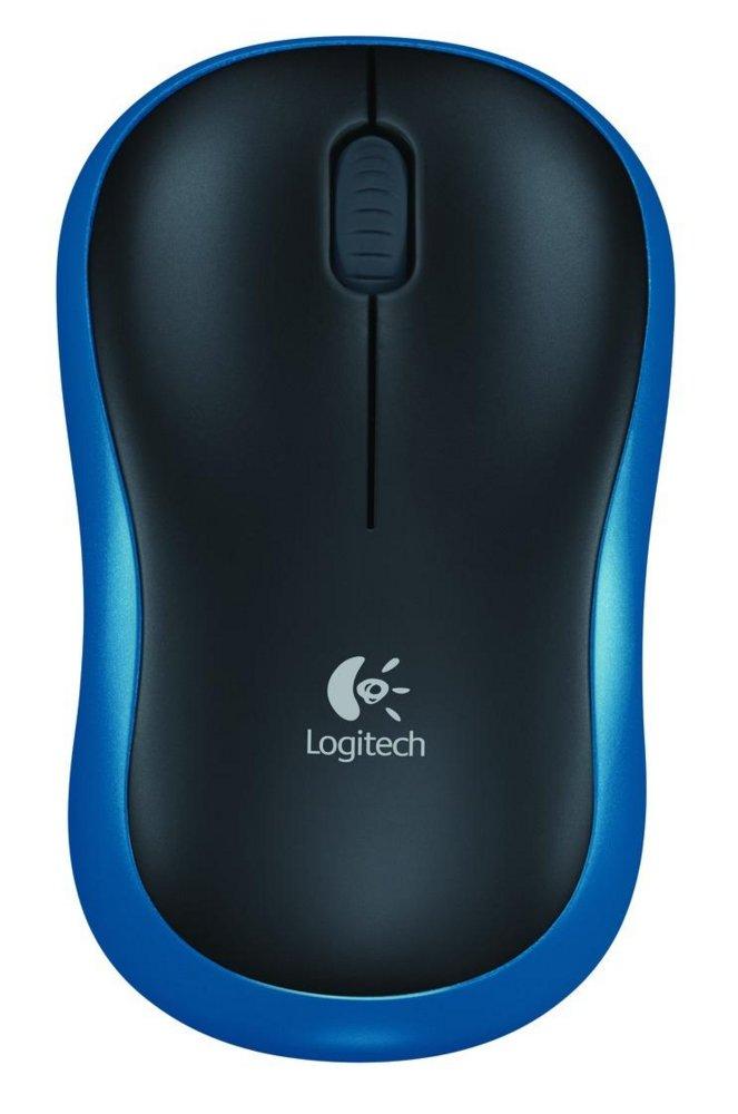 Logitech M185 | Draadloze Muis | Links- en Rechtshandig | RF | 1000 DPI | Zwart/Blauw - 0 Logitech M185 | Draadloze Muis | Links- en Rechtshandig | RF | 1000 DPI | Zwart/Blauw - 0
