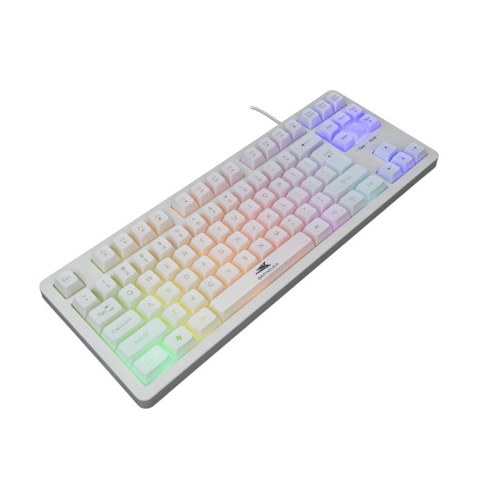 Baracuda KRILL RGB | Tenkeyless Bedraad Gaming Toetsenbord | QWERTY | Wit - 1 Baracuda KRILL RGB | Tenkeyless Bedraad Gaming Toetsenbord | QWERTY | Wit - 1