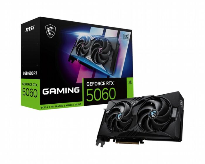 MSI GeForce RTX 5060 GAMING OC | 8GB GDDR7 | DLSS 4 | Videokaart | Nvidia GPU - 0