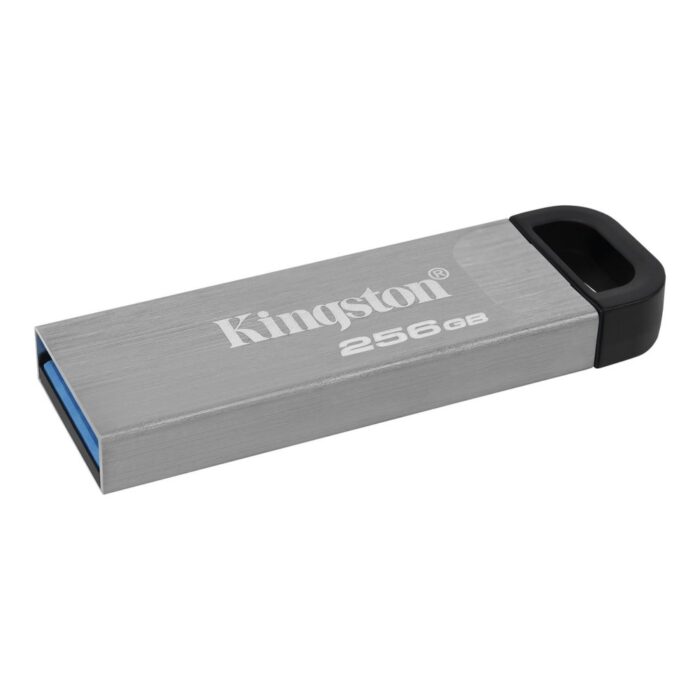 Kingston Kyson | 256GB USB-A 3.2 Flash Drive | Zilver - 1 Kingston Kyson | 256GB USB-A 3.2 Flash Drive | Zilver - 1