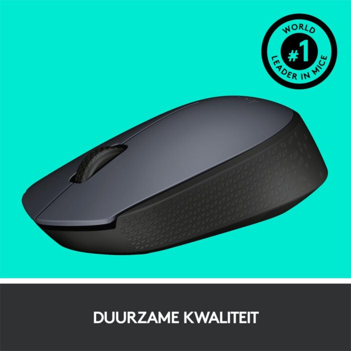 Logitech M170 | Draadloze Muis | Links- en Rechtshandig | RF | 1000 DPI | Grijs - 5 Logitech M170 | Draadloze Muis | Links- en Rechtshandig | RF | 1000 DPI | Grijs - 5
