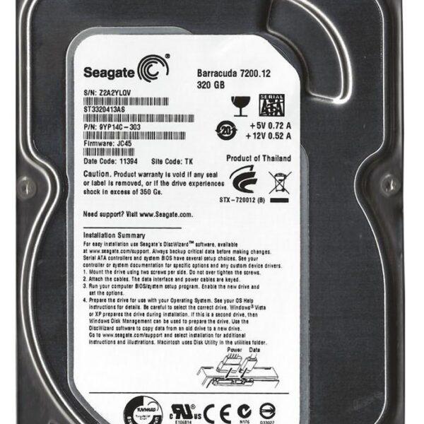 Seagate HDD 3.5" | 250GB SATA III | 7200RPM