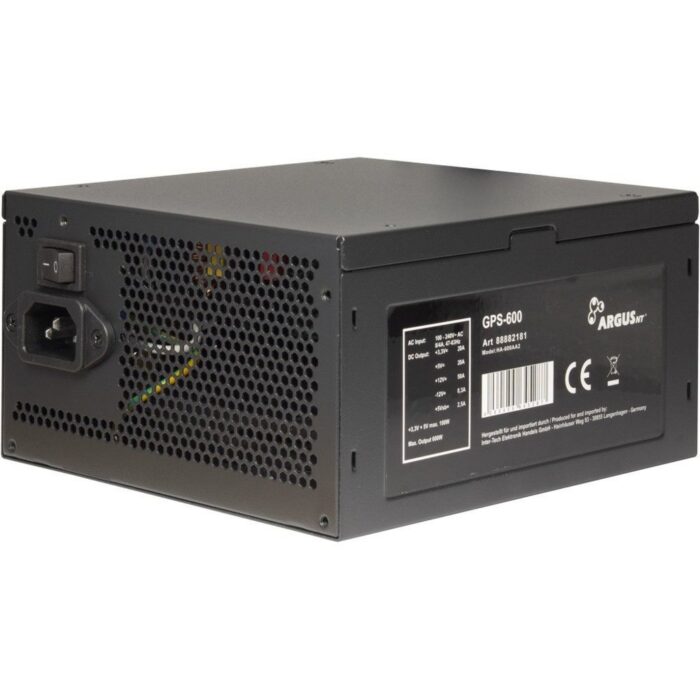 Inter-Tech Argus GPS-600 | 600 Watt Gold ATX PSU | Power Supply | Voeding - 2 Inter-Tech Argus GPS-600 | 600 Watt Gold ATX PSU | Power Supply | Voeding - 2