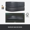 Logitech K860 Ergo | Draadloos Bluetooth Toetsenbord met Receiver | QWERTY - 7
