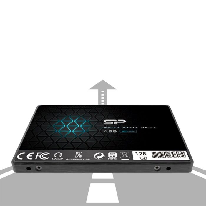 Silicon Power A55 | 128GB SATA SSD | 2.5'' | 460MB/s Lezen | 360MB/s Schrijven - 4 Silicon Power A55 | 128GB SATA SSD | 2.5'' | 460MB/s Lezen | 360MB/s Schrijven - 4