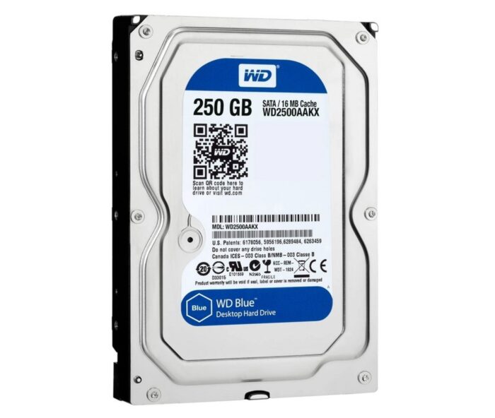 Western Digital Blue HDD 3.5" | 250GB SATA III | 7200RPM | PULLED - 0 Western Digital Blue HDD 3.5" | 250GB SATA III | 7200RPM | PULLED - 0