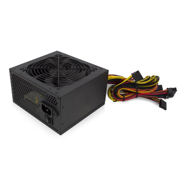 Eminent EM3908 | 600 Watt ATX Voeding | 20+4 pins | Actieve koeling | Zwart - 1 Eminent EM3908 | 600 Watt ATX Voeding | 20+4 pins | Actieve koeling | Zwart - 1