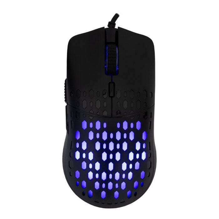 Baracuda OCTOPUS RGB | Bekabelde Gaming Muis | Rechtshandig | USB-A | 3600 DPI | Zwart - 0