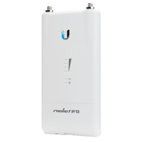 Ubiquiti Rocket 5AC Lite | WiFi 5 Base Station | 500 Mbit/s | Passief PoE (injector meegeleverd) | Inclusief Mastmontagebeugel | RENEWED