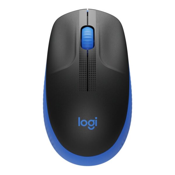 Logitech M190 | Draadloze Muis | Links- en Rechtshandig | RF | 1000 DPI | Zwart/Blauw