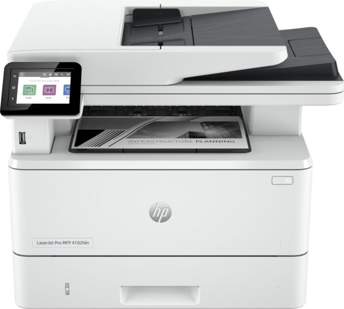 HP LaserJet Pro MFP 4102fdn AiO | 1200 x 1200 DPI | Zwart/Wit - 0 HP LaserJet Pro MFP 4102fdn AiO | 1200 x 1200 DPI | Zwart/Wit - 0