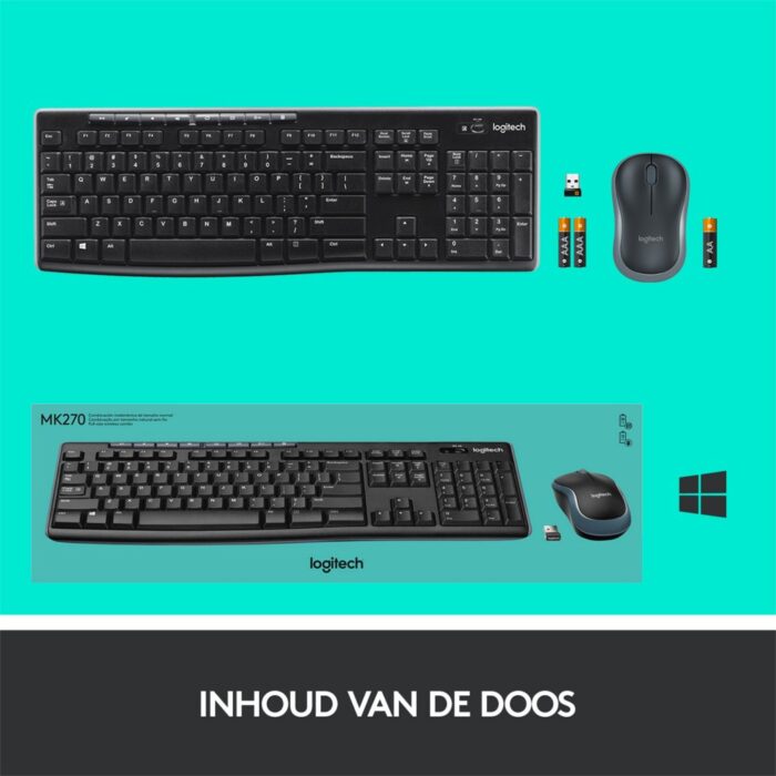 QWERTZ | Logitech MK270 | Draadloze Muis en Toetsenbordcombo | QWERTZ - 14 QWERTZ | Logitech MK270 | Draadloze Muis en Toetsenbordcombo | QWERTZ - 14