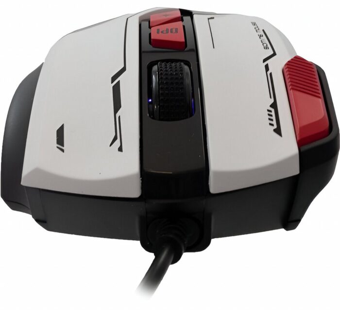 Baracuda MANTA RGB | Bekabelde Gaming Muis | Rechtshandig | USB-A | 12800 DPI | Wit - 1 Baracuda MANTA RGB | Bekabelde Gaming Muis | Rechtshandig | USB-A | 12800 DPI | Wit - 1