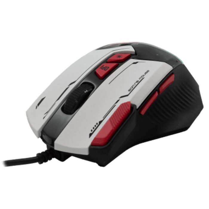 Baracuda MANTA RGB | Bekabelde Gaming Muis | Rechtshandig | USB-A | 12800 DPI | Wit - 2 Baracuda MANTA RGB | Bekabelde Gaming Muis | Rechtshandig | USB-A | 12800 DPI | Wit - 2
