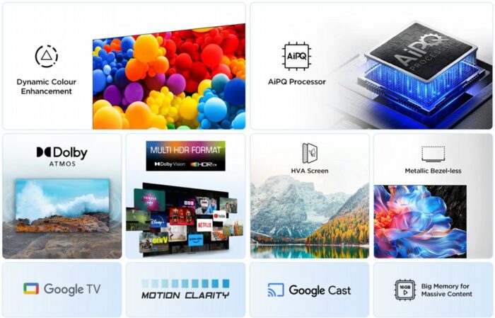 TCL 55V6C | 55" 4K Ultra HD DLED Smart TV | Google TV | Dolby Vision | 60Hz (2025) - 8 TCL 55V6C | 55" 4K Ultra HD DLED Smart TV | Google TV | Dolby Vision | 60Hz (2025) - 8