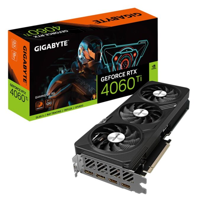 Gigabyte GeForce RTX­­ 4060 Ti GAMING OC | 8GB GDDR6 VRAM | Videokaart | GPU | Nvidia - 0