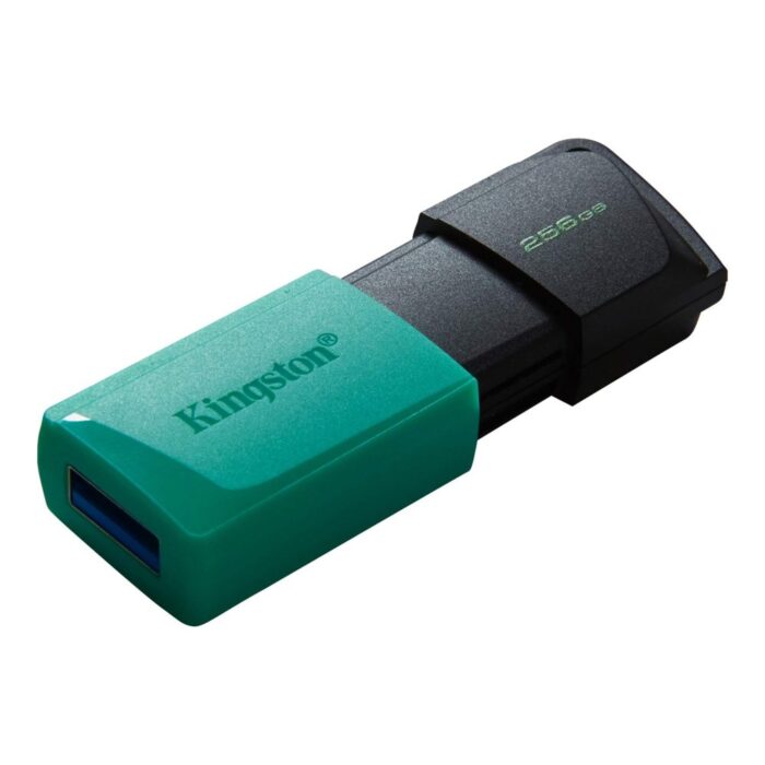 Kingston DataTraveler Exodia M | 256GB USB-A 3.2 Flash Drive | Zwart/Turkoois - 1 Kingston DataTraveler Exodia M | 256GB USB-A 3.2 Flash Drive | Zwart/Turkoois - 1