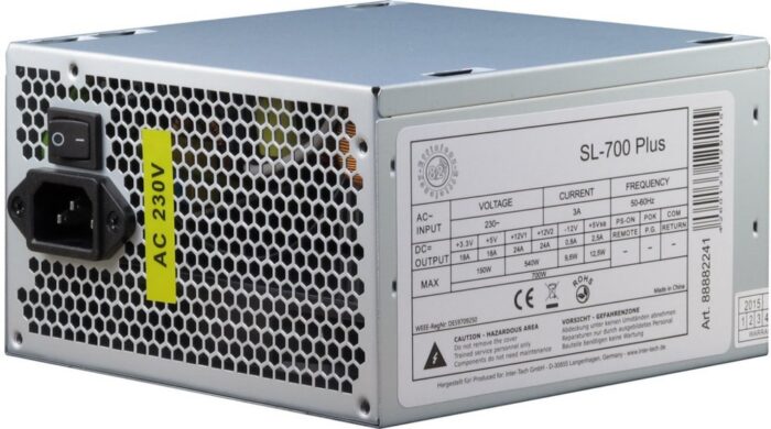 Inter-Tech SL-700 | 700 Watt ATX PSU | Power Supply | Voeding - 1 Inter-Tech SL-700 | 700 Watt ATX PSU | Power Supply | Voeding - 1