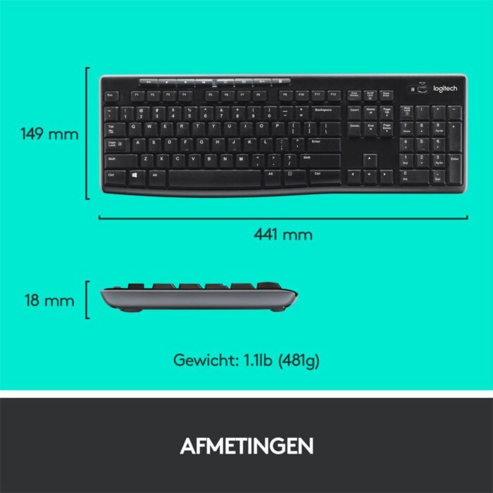 QWERTZ | Logitech MK270 | Draadloze Muis en Toetsenbordcombo | QWERTZ - 11 QWERTZ | Logitech MK270 | Draadloze Muis en Toetsenbordcombo | QWERTZ - 11