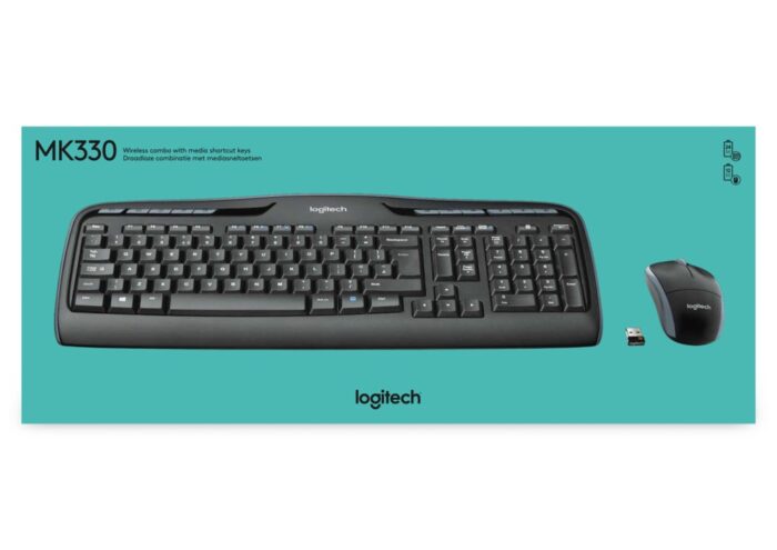 Logitech MK330 | Draadloze Muis en Toetsenbordcombo | QWERTY - 3 Logitech MK330 | Draadloze Muis en Toetsenbordcombo | QWERTY - 3