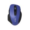 Qware Glasgow | Draadloze Muis | Rechtshandig | RF + Bluetooth | 1600 DPI | Blauw/Zwart - 0