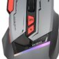Baracuda MANTA RGB | Bekabelde Gaming Muis | Rechtshandig | USB-A | 12800 DPI | Grijs - 0