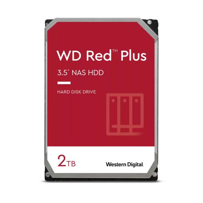 Western Digital Red Plus NAS HDD 3.5" | 2TB SATA III | 7200RPM - 0