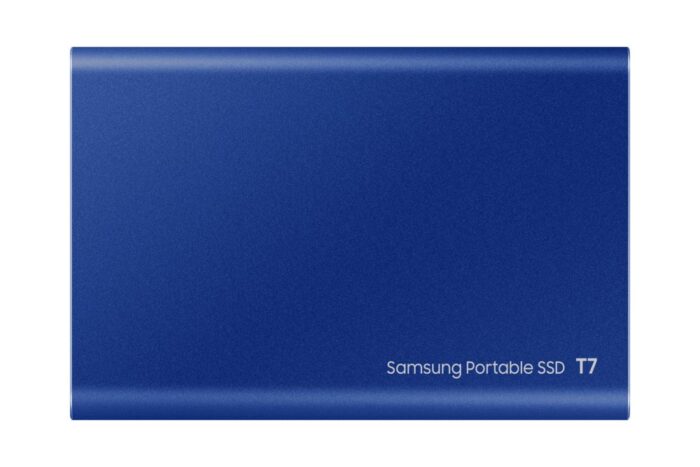 Samsung T7 | Externe SSD | 2TB | USB 3.2 Gen2 | 1.050MB/s Lezen | 1.000MB/s Schrijven | Blauw - 3 Samsung T7 | Externe SSD | 2TB | USB 3.2 Gen2 | 1.050MB/s Lezen | 1.000MB/s Schrijven | Blauw - 3