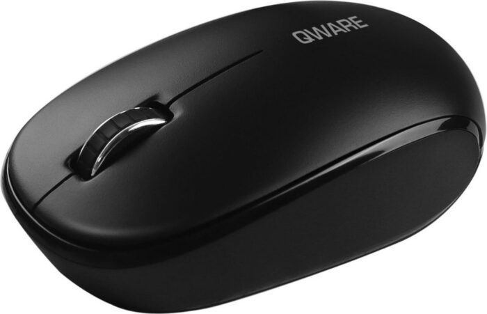 QWARE Wireless Mouse Bristol Zwart - 0