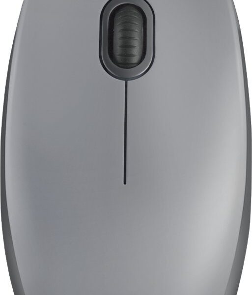 Logitech M110 Silent | Bekabelde Muis | Links- en Rechtshandig | USB-A | 1000 DPI | Grijs