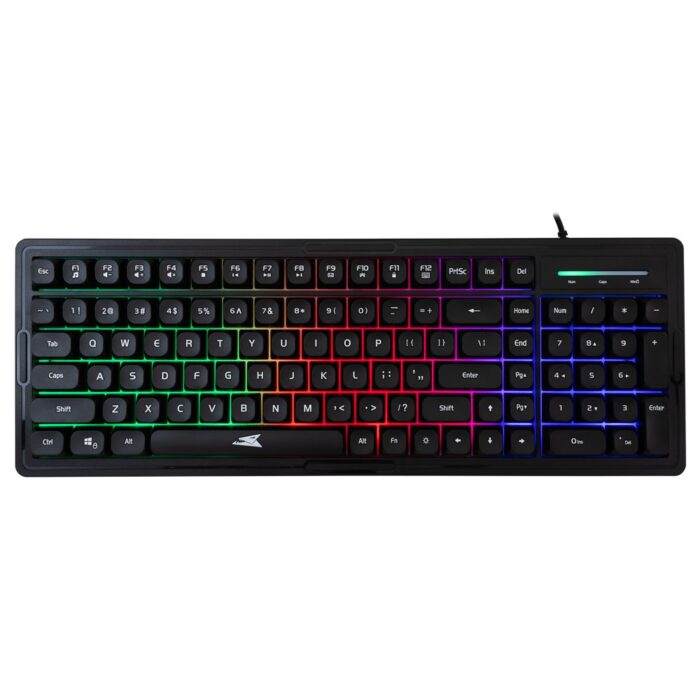 Baracuda ORCA RGB | Bekabeld Gaming Toetsenbord inclusief Muis | QWERTY | Zwart - 1 Baracuda ORCA RGB | Bekabeld Gaming Toetsenbord inclusief Muis | QWERTY | Zwart - 1