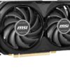 MSI GeForce RTX 4060 Ti VENTUS 2X BLACK OC | 8GB GDDR6 VRAM | Videokaart | GPU | Nvidia - 4