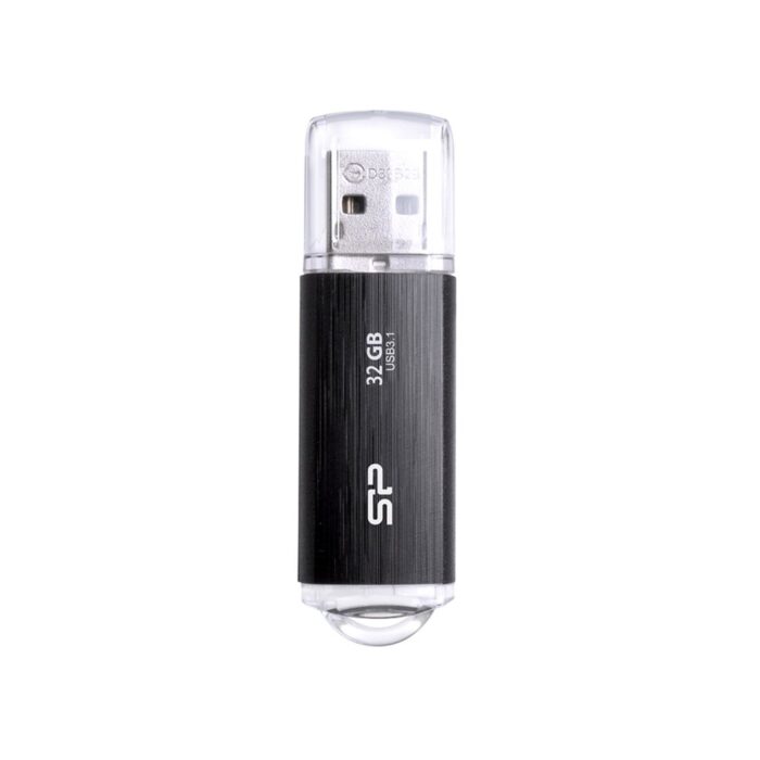 Silicon Power Blaze B02 | 32GB USB-A 3.2 Flash Drive | Zwart - 1 Silicon Power Blaze B02 | 32GB USB-A 3.2 Flash Drive | Zwart - 1