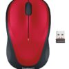 Logitech M235 | Draadloze Muis | Links- en Rechtshandig | RF | 1000 DPI | Rood/Zwart - 3