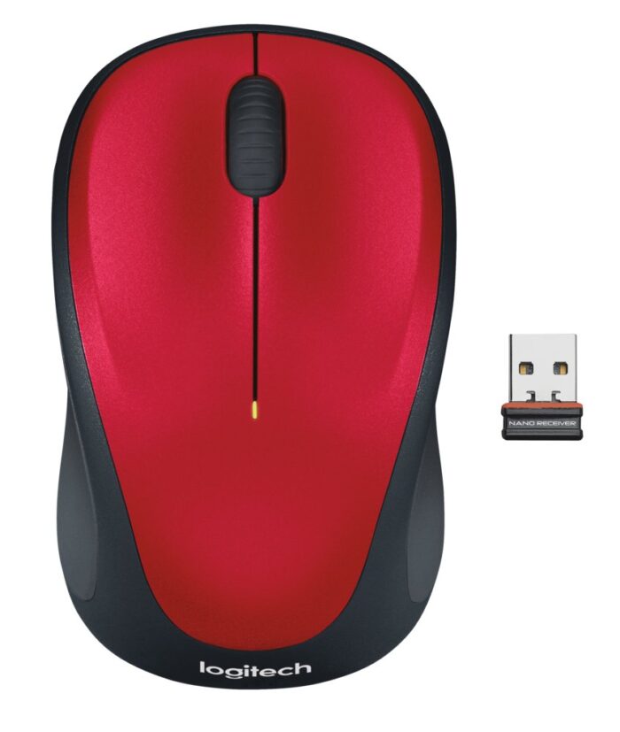 Logitech M235 | Draadloze Muis | Links- en Rechtshandig | RF | 1000 DPI | Rood/Zwart - 3 Logitech M235 | Draadloze Muis | Links- en Rechtshandig | RF | 1000 DPI | Rood/Zwart - 3