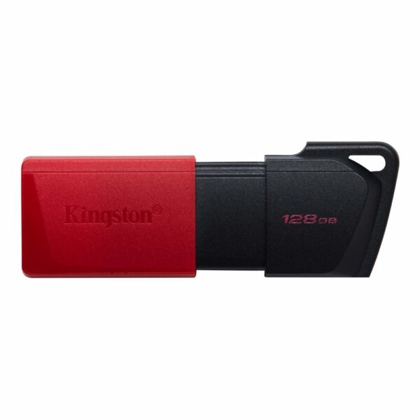 Kingston DataTraveler Exodia M | 128GB USB-A 3.2 Flash Drive | Zwart/Rood
