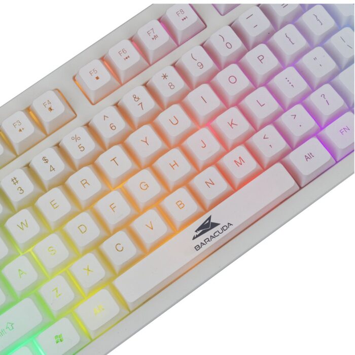Baracuda KRILL RGB | Tenkeyless Bedraad Gaming Toetsenbord | QWERTY | Wit - 4 Baracuda KRILL RGB | Tenkeyless Bedraad Gaming Toetsenbord | QWERTY | Wit - 4
