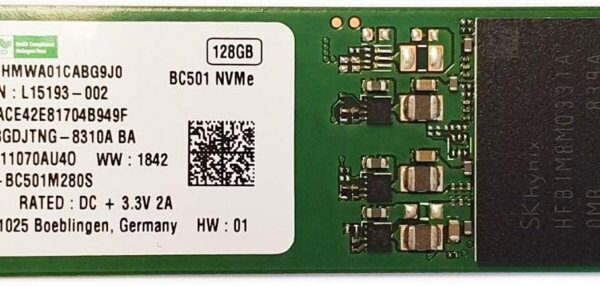 OEM | 128GB NVMe SSD | M.2 | PULLED