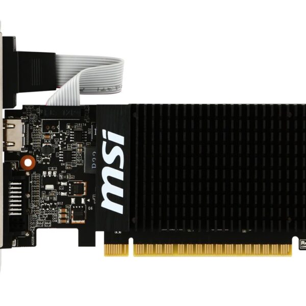 MSI GeForce GT 710 2GD3H | 2GB GDDR3 VRAM | Low Profile | Videokaart | GPU | Nvidia