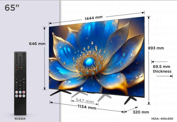 TCL 65P79K | 65" 4K Ultra HD QLED Smart TV | Google TV | Dolby Vision | 60Hz (2025) - 4 TCL 65P79K | 65" 4K Ultra HD QLED Smart TV | Google TV | Dolby Vision | 60Hz (2025) - 4