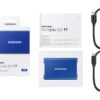 Samsung T7 | Externe SSD | 2TB | USB 3.2 Gen2 | 1.050MB/s Lezen | 1.000MB/s Schrijven | Blauw - 11