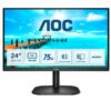 AOC 24B2XDM 23,8" | 1920x1080 Full HD VA | 75Hz | 4ms | 3-zijdig Randloos | Flicker-Free | Low Blue Light | Monitor | RENEWED - 0