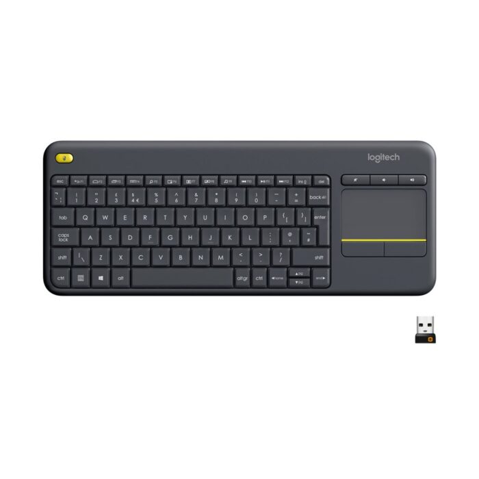 Logitech K400 | Draadloos Toetsenbord met Touchpad | QWERTY - 1 Logitech K400 | Draadloos Toetsenbord met Touchpad | QWERTY - 1